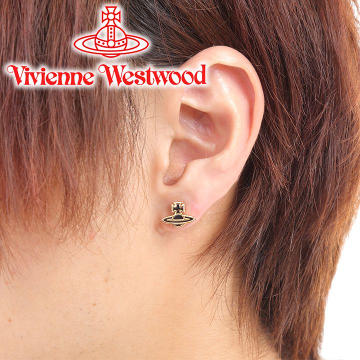 Vivienne Westwood Simple Enamel orb Ear Studs