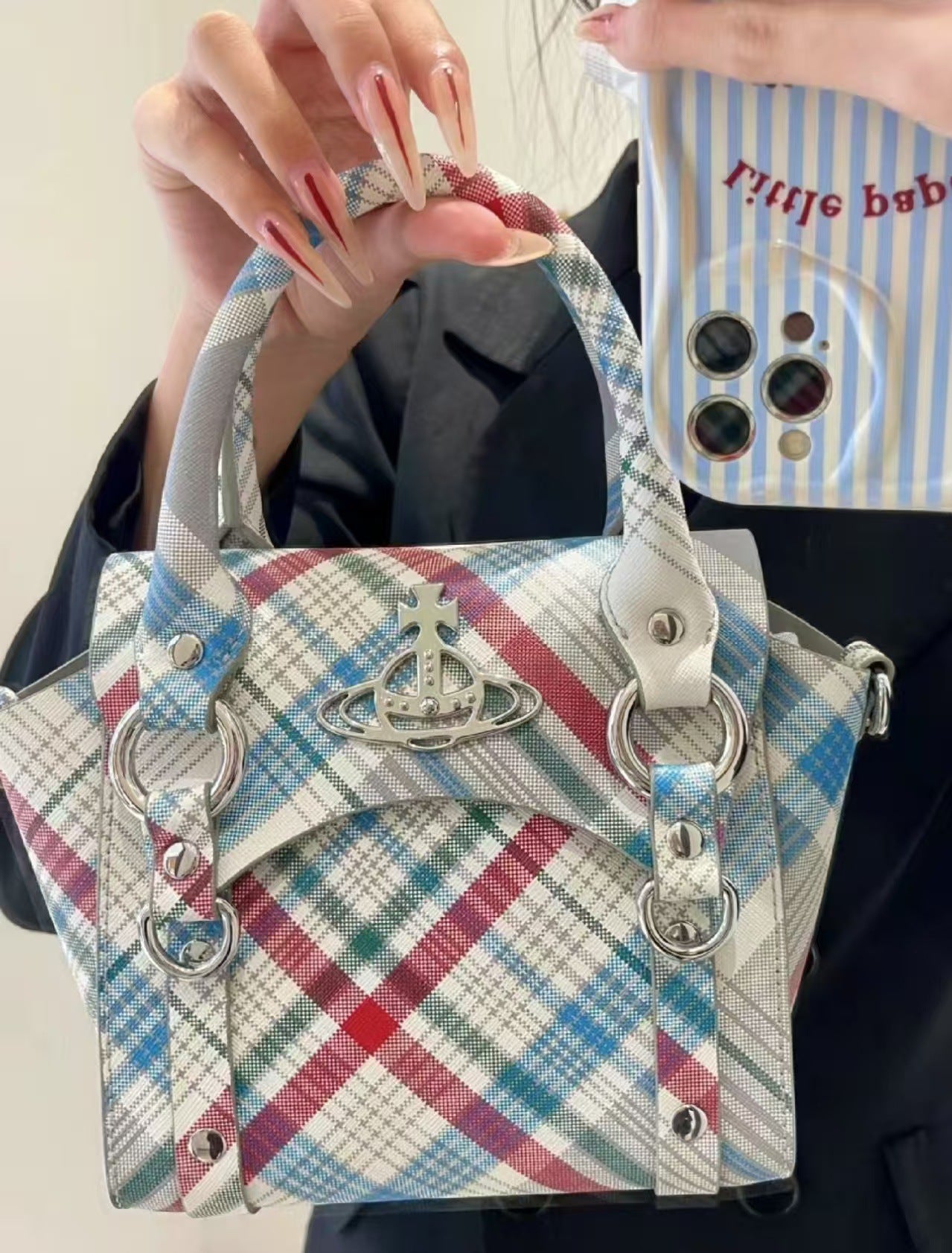 vivienne westwood mini Handheld postal bag