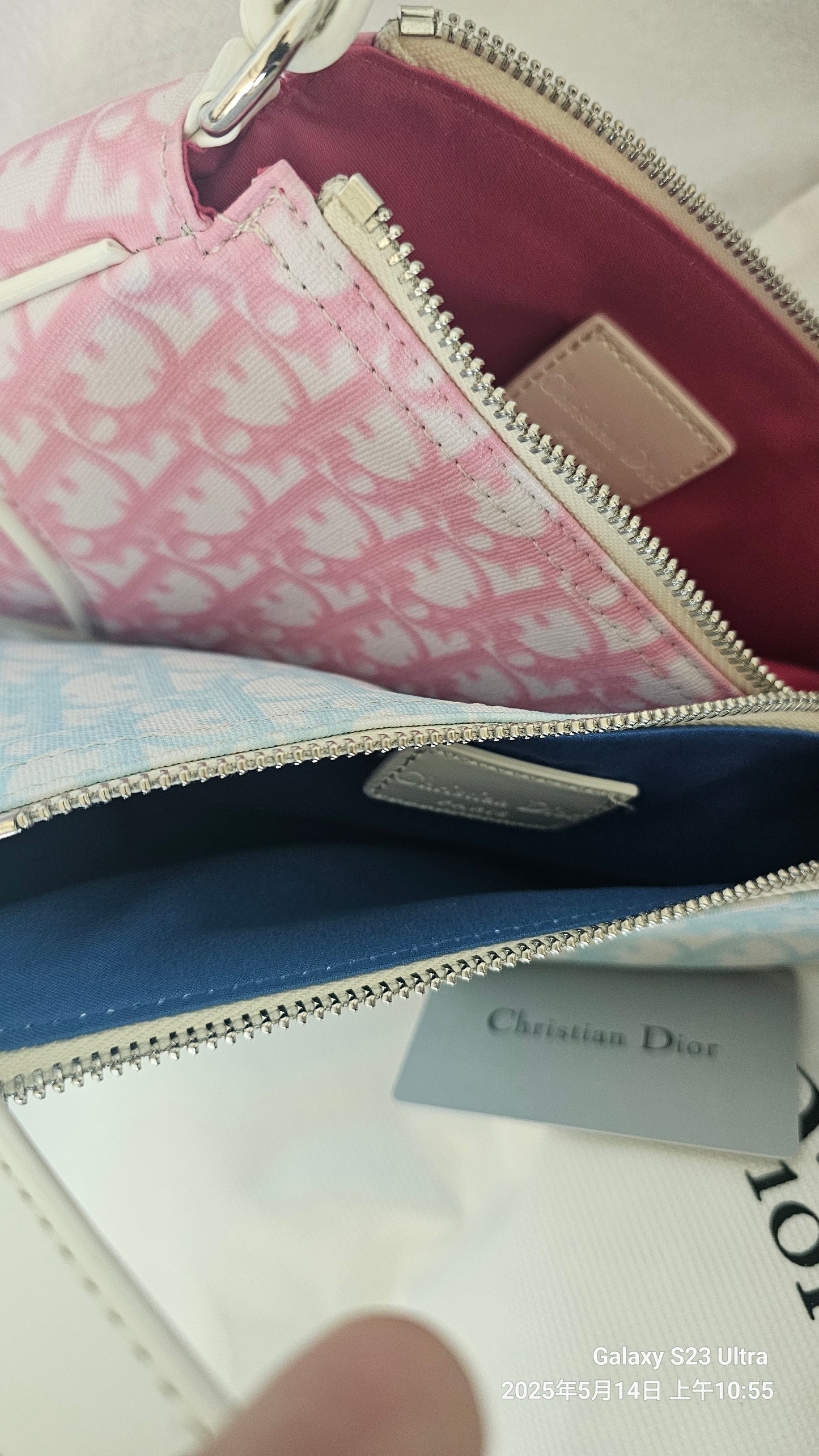 christian dior 2004 retro pink monogram boston bag middle size