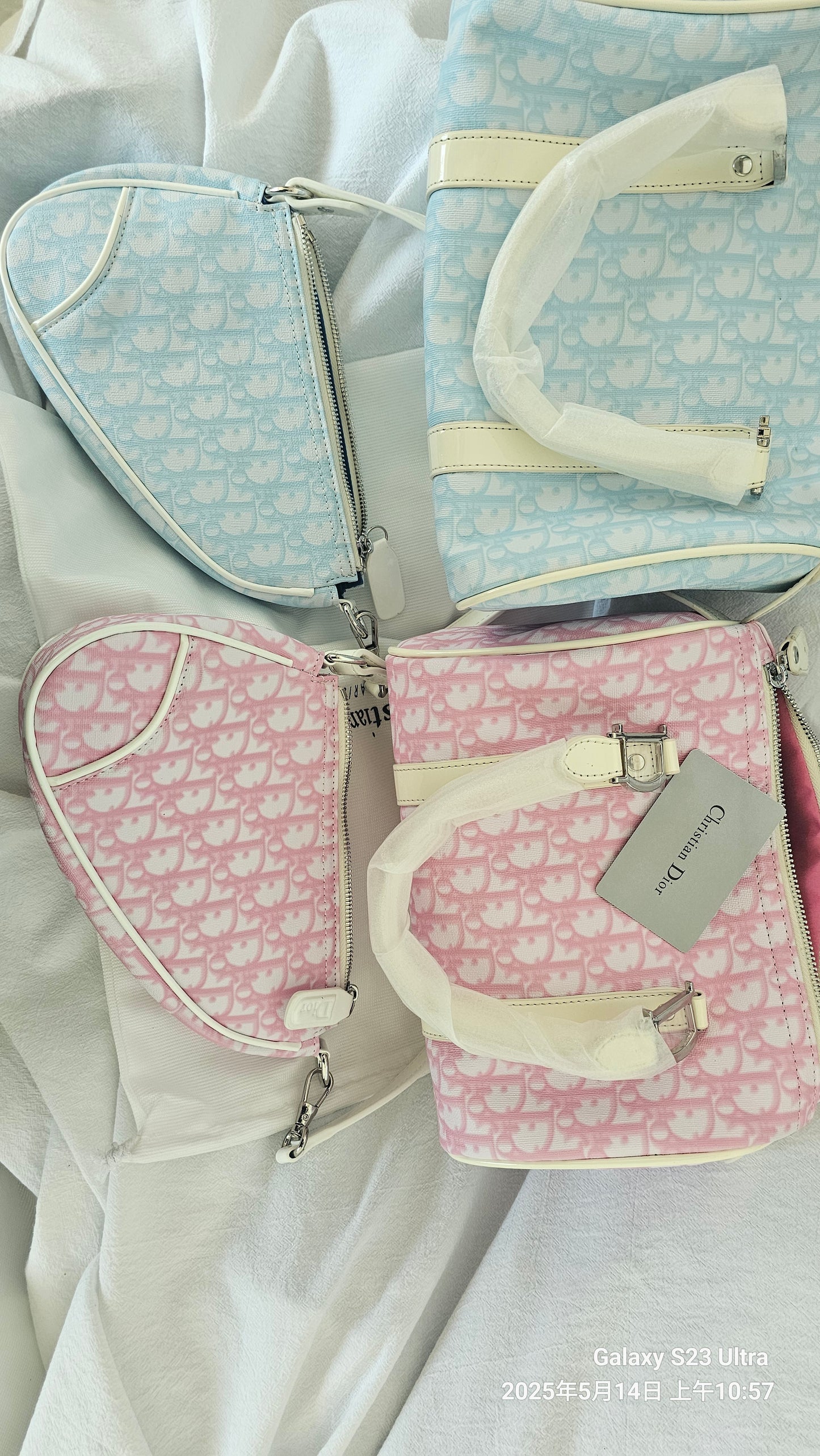 christian dior 2004 retro pink monogram boston bag middle size