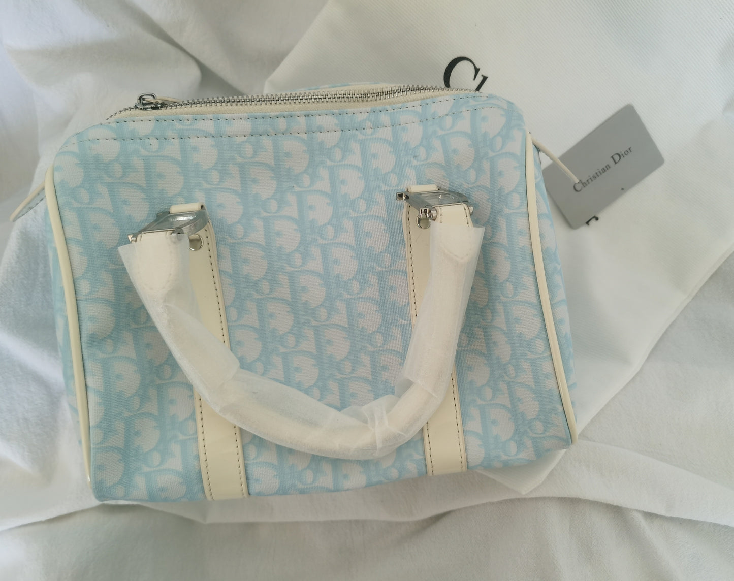 christian dior 2004 retro pink monogram boston bag middle size