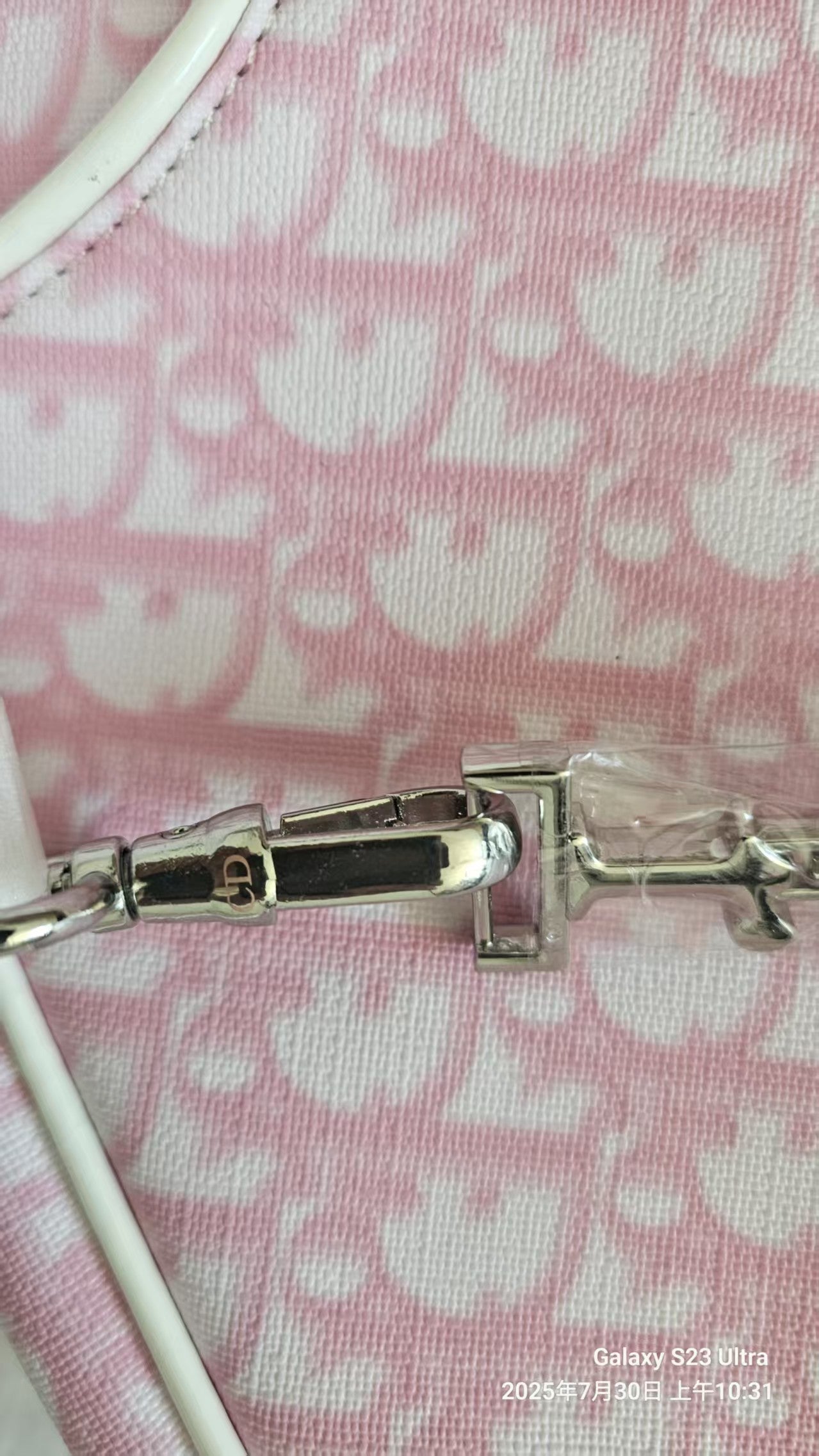 dior YK2 2000S Retro printed saddle bag