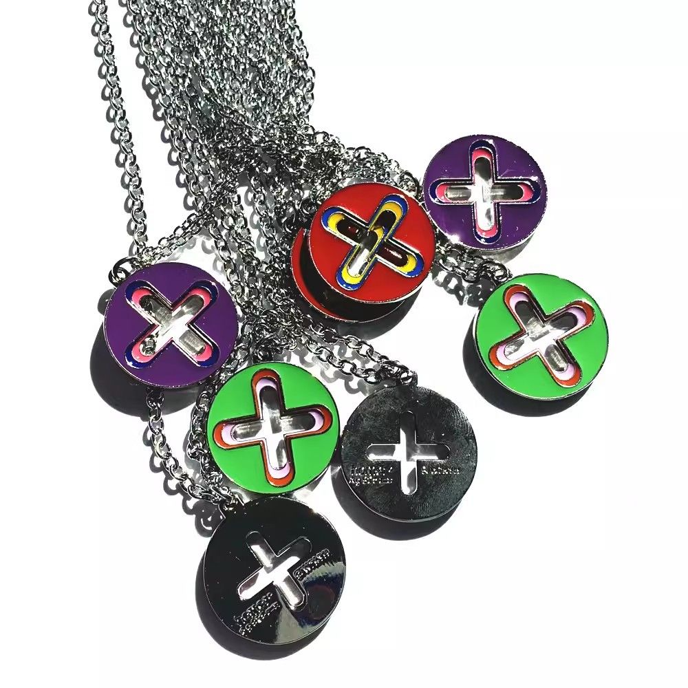 HOMER FRANK OCEAN Lucky Four-Leaf Clover Beveled Cut Pendant Versatile Personality Color Premium Necklace