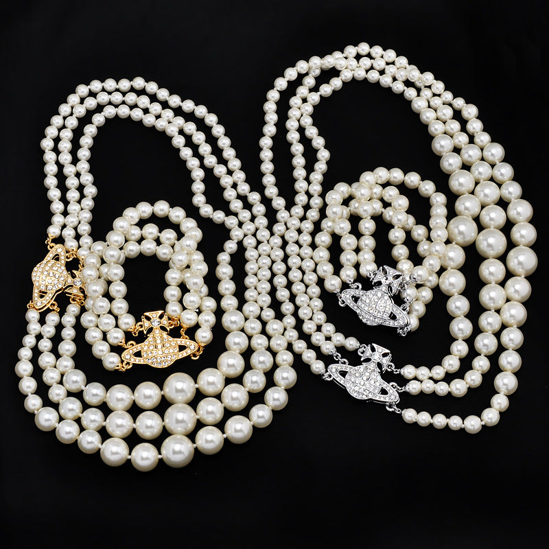 Vivienne Westwood graziella three layer bracelet/necklace