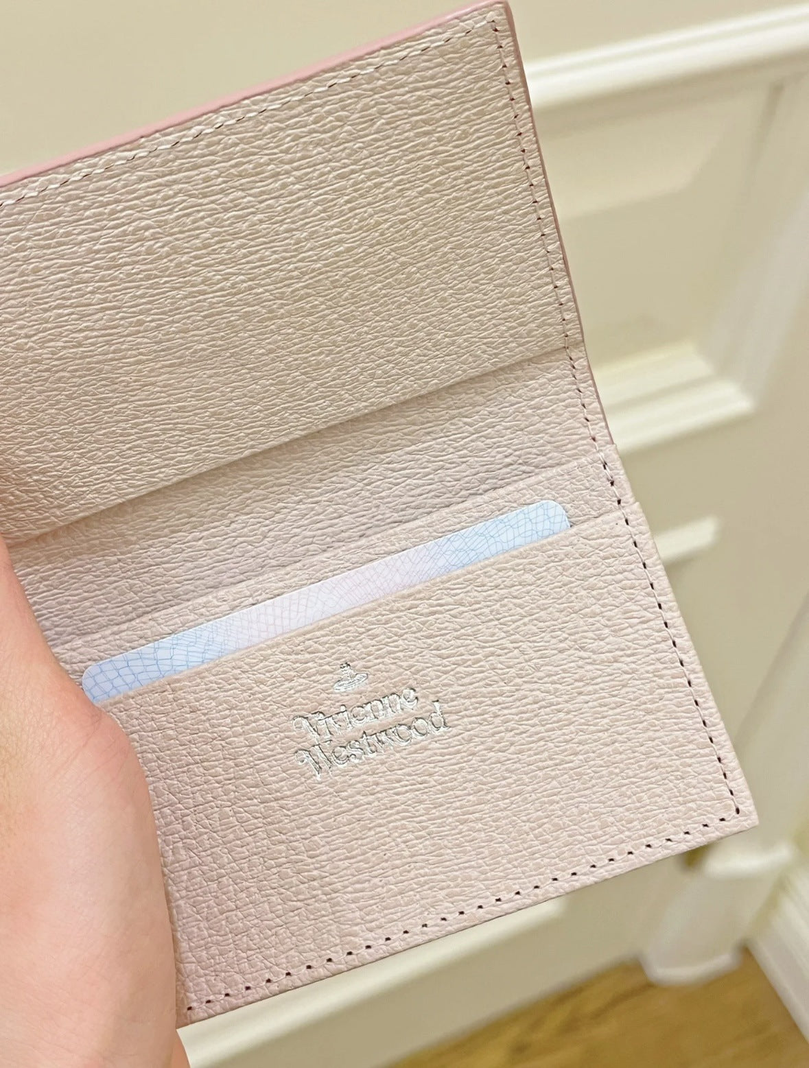 Vivienne Westwod Solid Color Orb Document Bag Bank Card Package