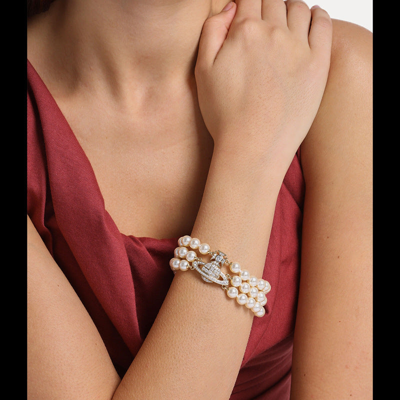 Vivienne Westwood graziella three layer bracelet/necklace