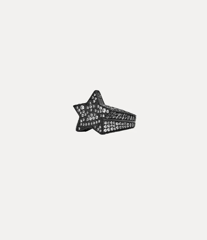 Vivienne Westwood EZEKIEL five-pointed star diamond Saturn ring high-grade luxury