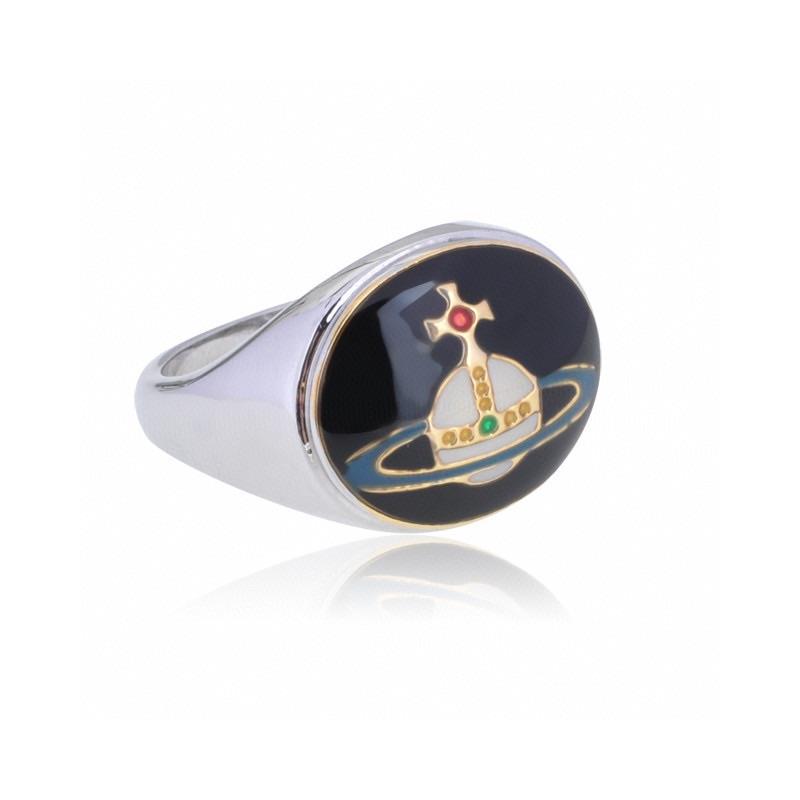 Vivienne Westwood enamel buckle ring