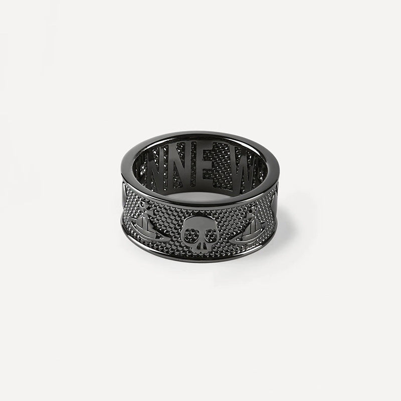 Vivienne Westwood skull ring love couple rings European and American style personality fashion