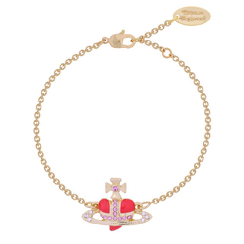 Vivienne Westwood love series bracelet female ins style high sense accessories