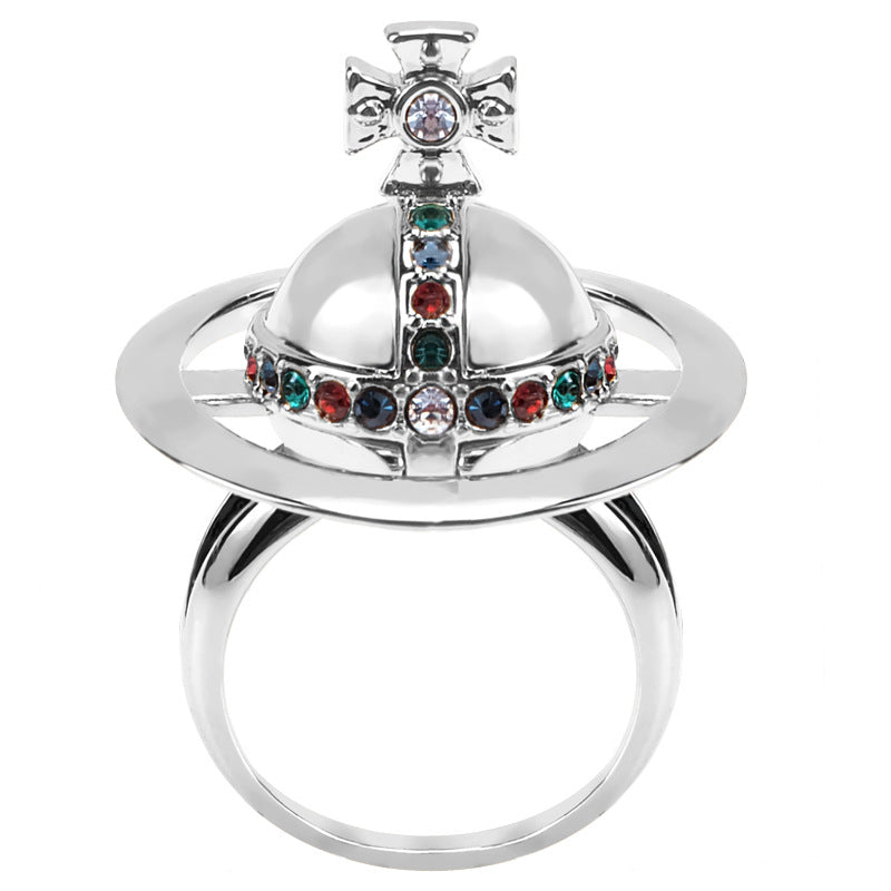 Vivienne Westwood ORB three-dimensional open ring unique punk style
