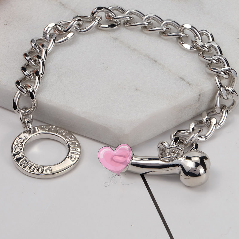 Vivienne Westwood dick couple nightclub bracelet necklace