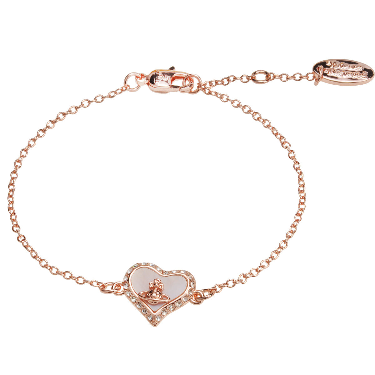 Vivienne Westwood heart shell series bracelet women's exquisite high sense