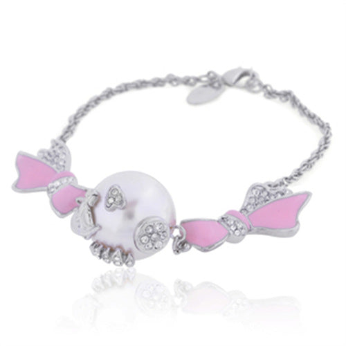 Vivienne Westwood clown bracelet European and American advanced exaggerated and personalized punk