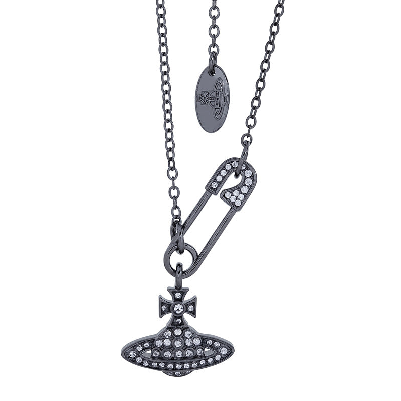 Vivienne Westwood multi-version pin series necklace