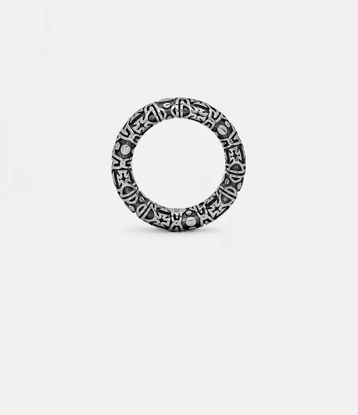 Vivienne Westwood ATILLA three-dimensional embossed ring