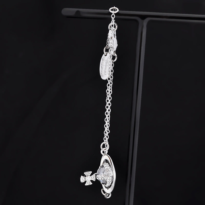 Vivienne Westwood SORADA Soladado gang drill half face bracelet High sense