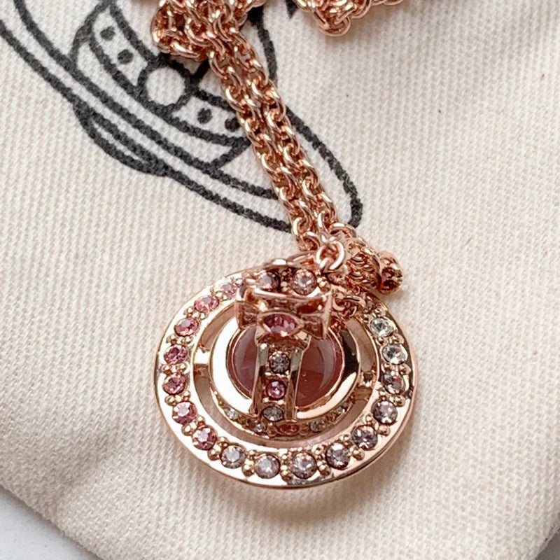 Vivienne Westwood gradient stereo 10MM micro glass bead pendant