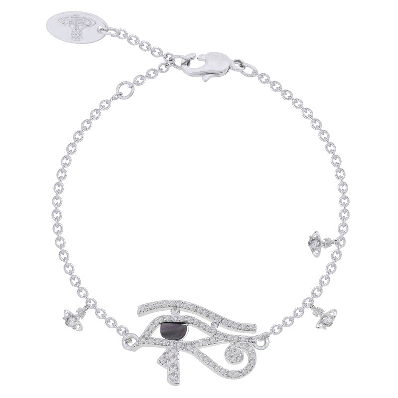 Vivienne Westwood Horus eye bracelet ins sweet style high sense