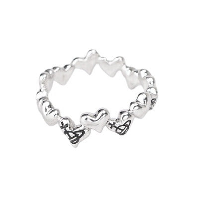Vivienne Westwood love ring all-match Multi-Color
