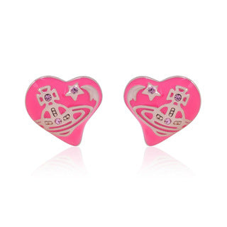 Vivienne Westwood love paint starry ear studs