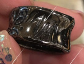 Vivienne Westwood punk irregular embossed ring personality European and American
