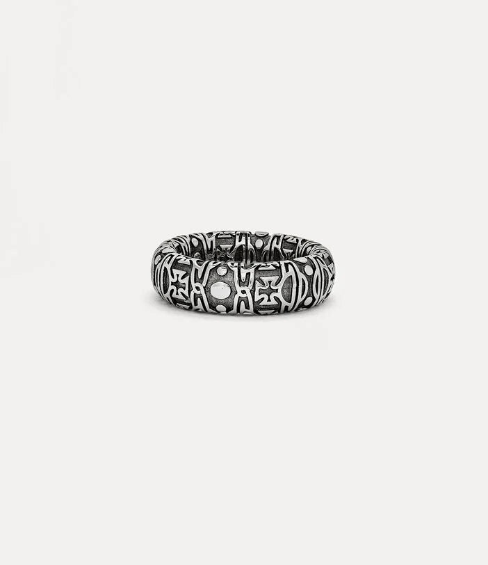 Vivienne Westwood ATILLA three-dimensional embossed ring