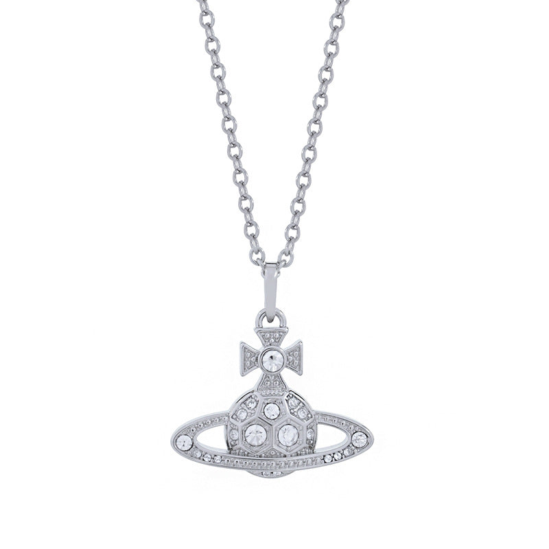 Honeycomb three-dimensional pendant necklace women's exquisite high sense