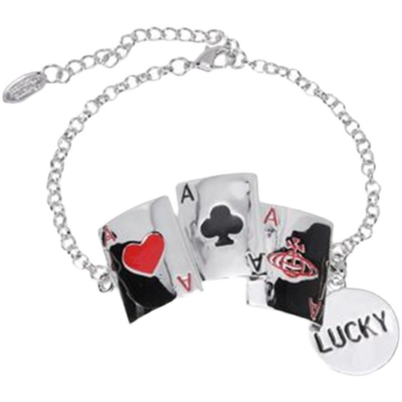 Vivienne Westwood playing card bracelet