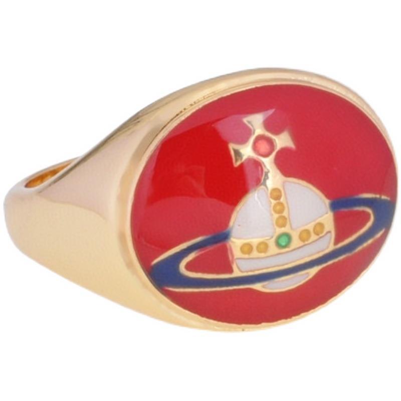 Vivienne Westwood enamel buckle ring
