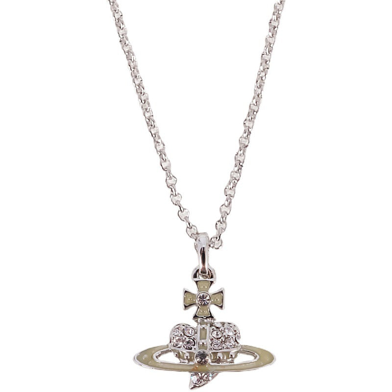 Vivienne Westwood small love pendant necklace women's high sense