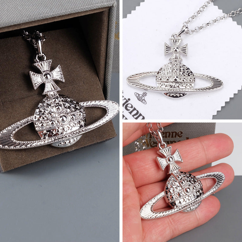 Vivienne Westwood starry pendant necklace simple High sense all-matching