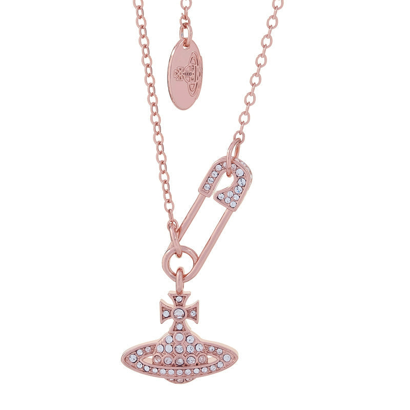 Vivienne Westwood multi-version pin series necklace
