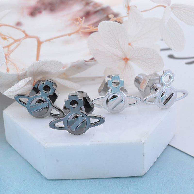 Vivienne Westwood screw series earrings personality all-match