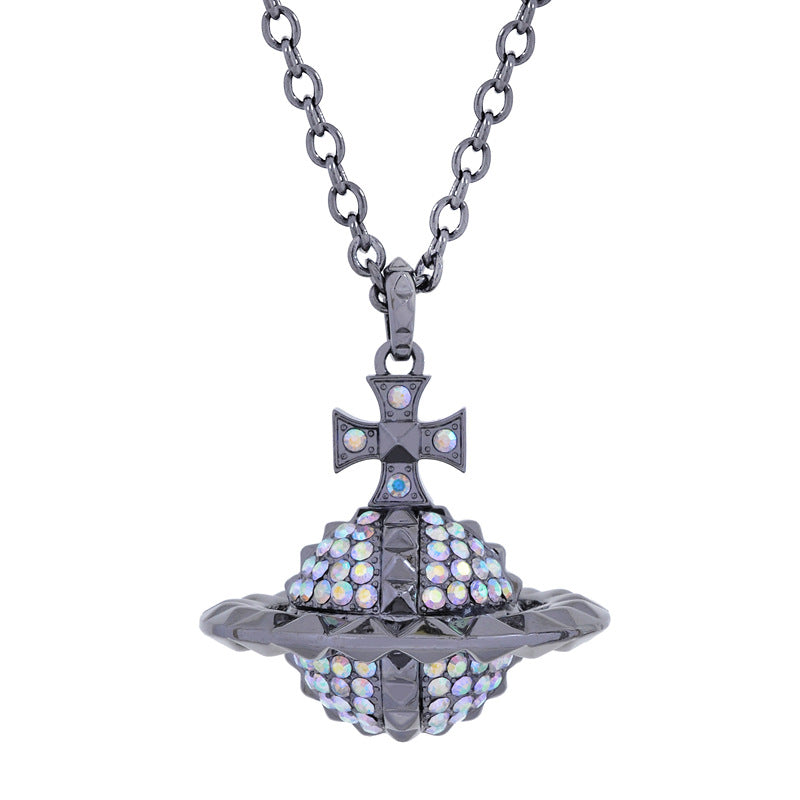 Vivienne Westwood rivet series necklace punk exquisite luxury pendant