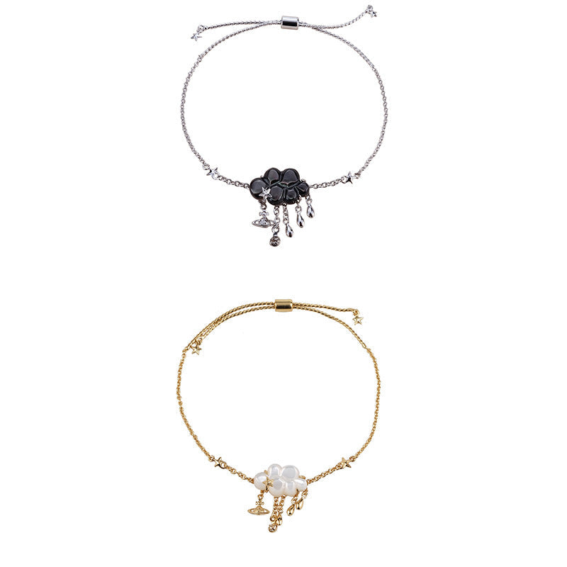 Vivienne Westwood adjustable size dark cloud bracelet unique punk style