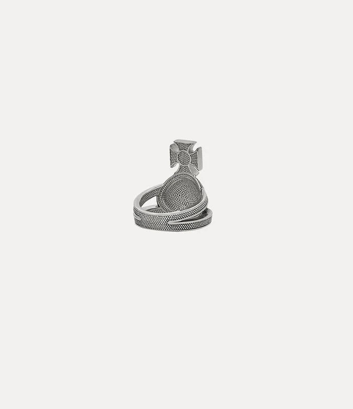 Vivienne Westwood crown diamond-free Saturn ring British classic punk
