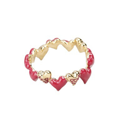 Vivienne Westwood love ring all-match Multi-Color