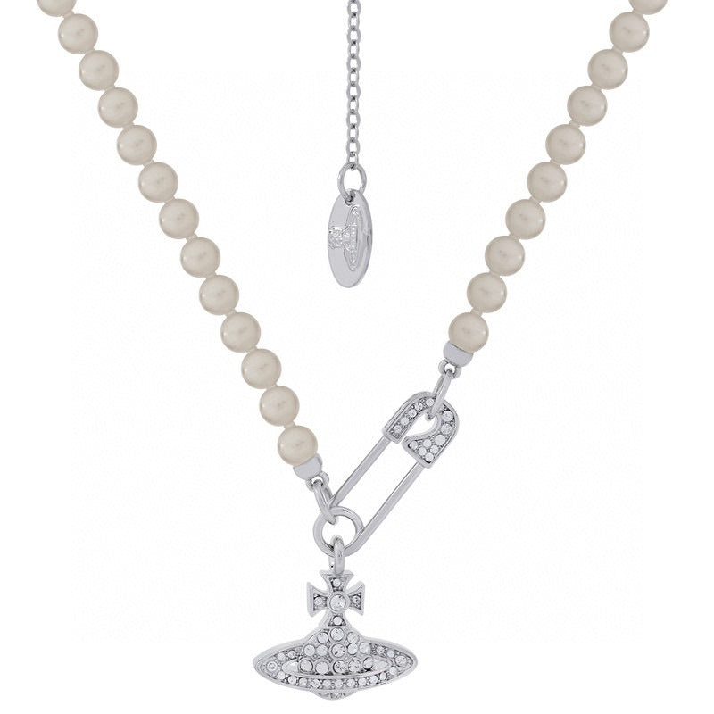Vivienne Westwood multi-version pin series necklace