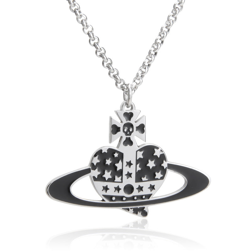 Vivienne Westwood love pendant necklace European and American punk personality all-match