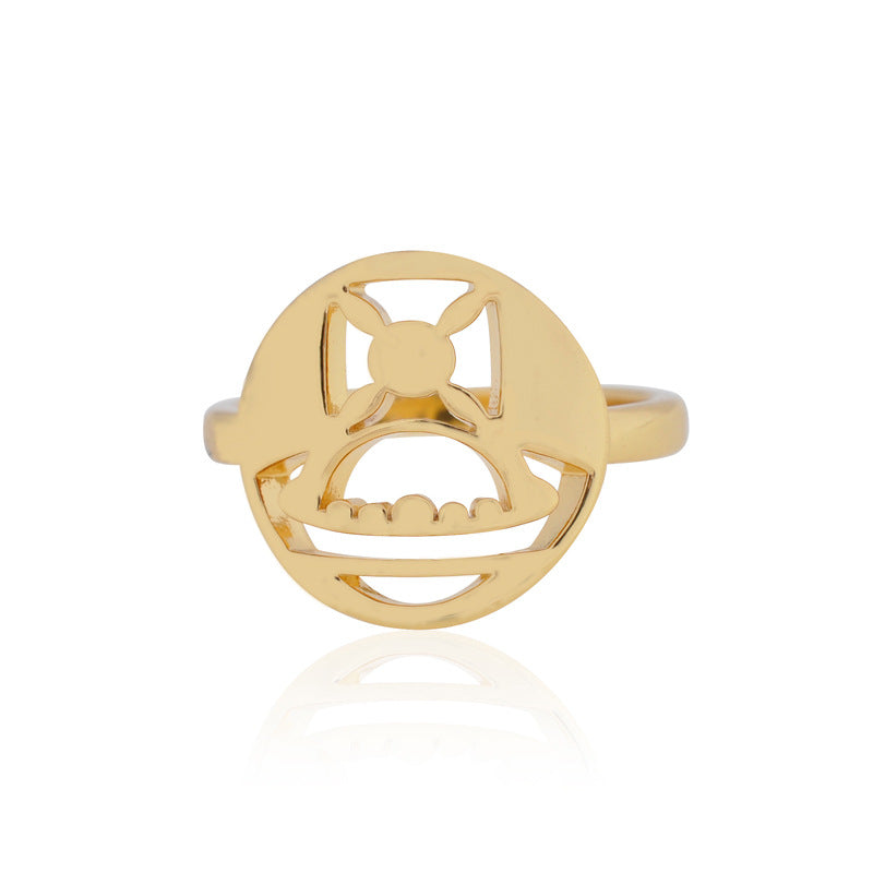 Vivienne Westwood MAN BRUTUS hollow stud earrings punk