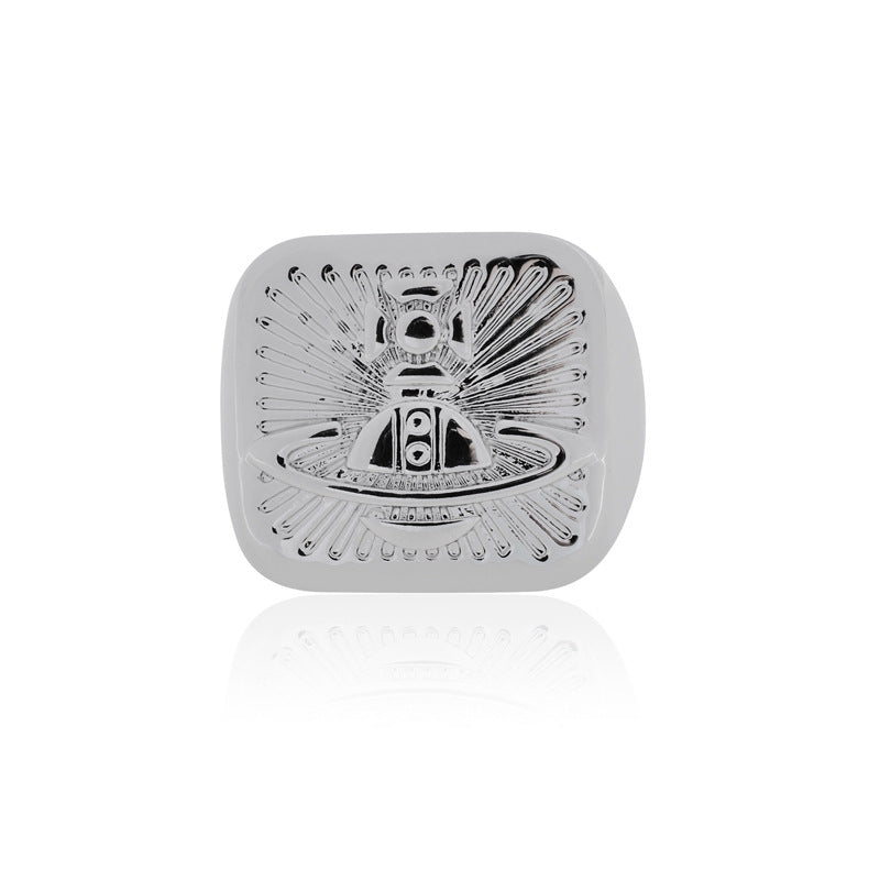 Vivienne Westwood New Orb Stamp LOGO ring