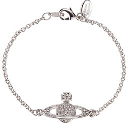 Vivienne Westwood full diamond bracelet women's exquisite high sense simple accessories