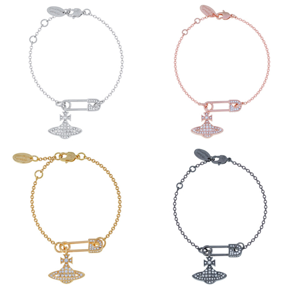 Vivienne Westwood 2020 PIN series bracelet women's exquisite high-grade all-matching