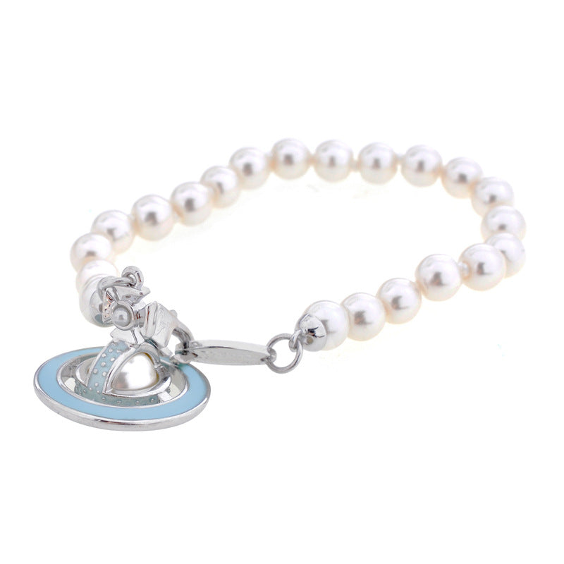 Vivienne Westwood necklace pearl set multicolor bracelet