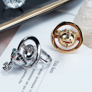 Vivienne Westwood ORB three-dimensional open ring unique punk style
