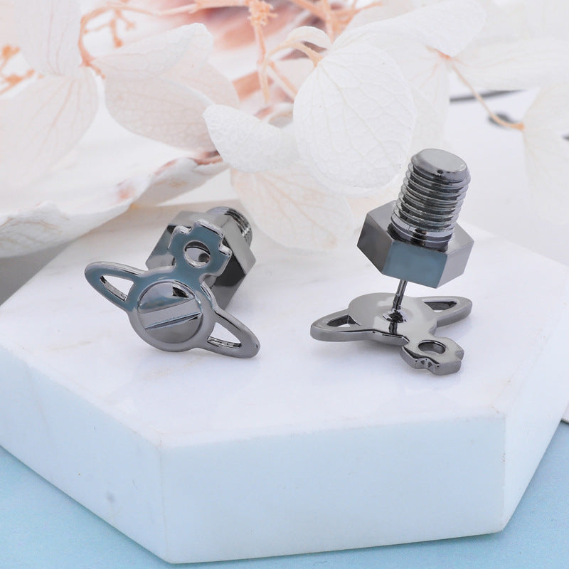 Vivienne Westwood screw series earrings personality all-match