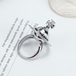 Vivienne Westwood ORB three-dimensional open ring unique punk style