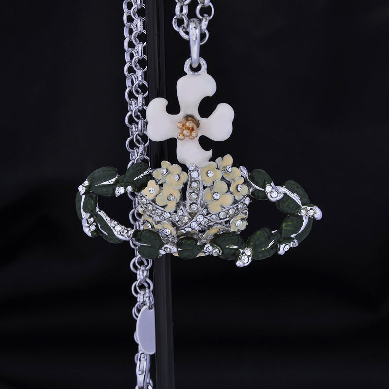 Vivienne Westwood Garland pendant necklace exquisite high sense