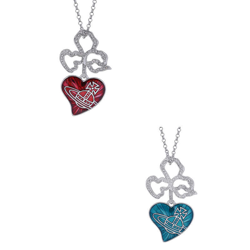 Vivienne Westwood love pendant necklace personality European and American punk